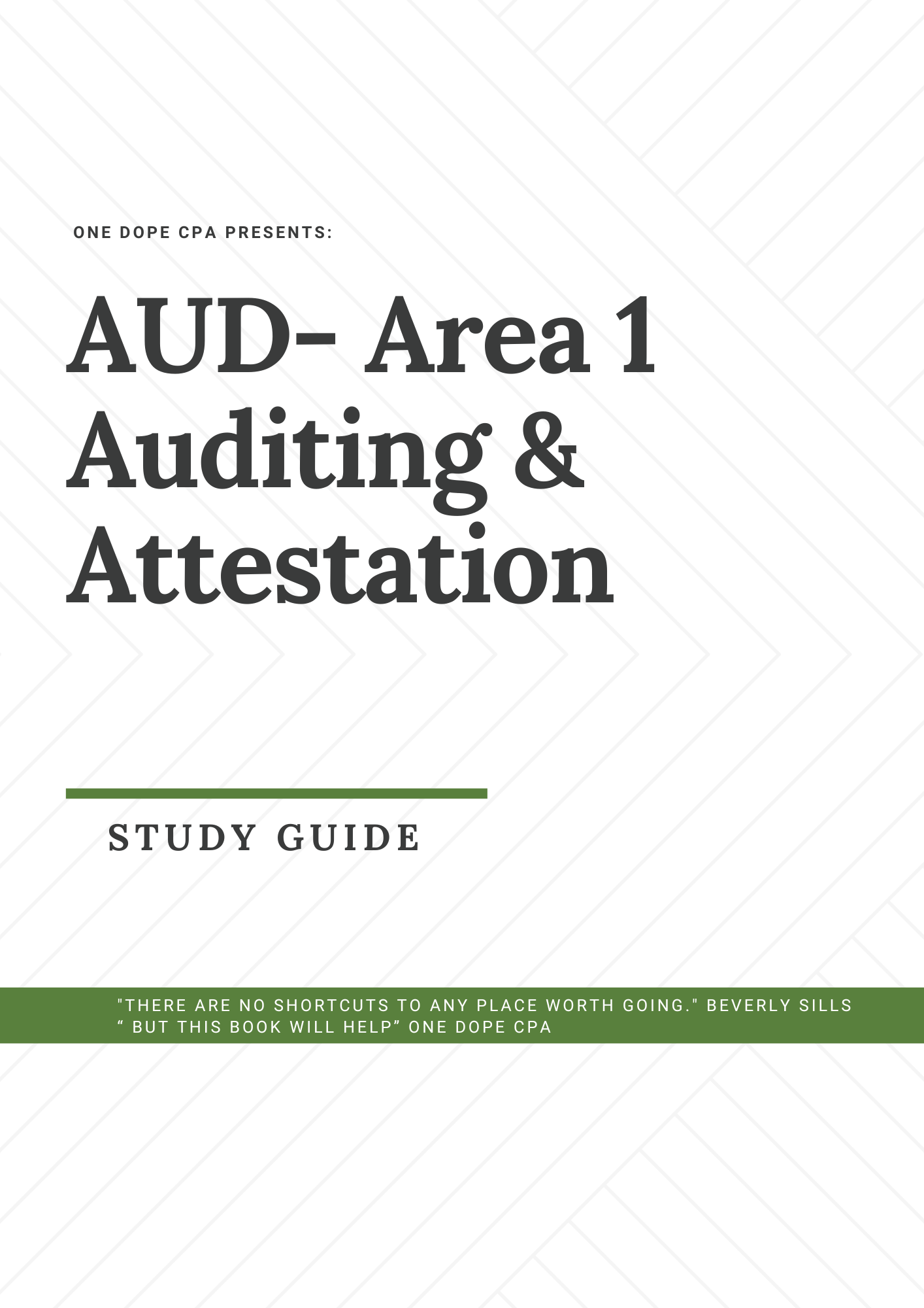 AUD- Area 1 Study Guide