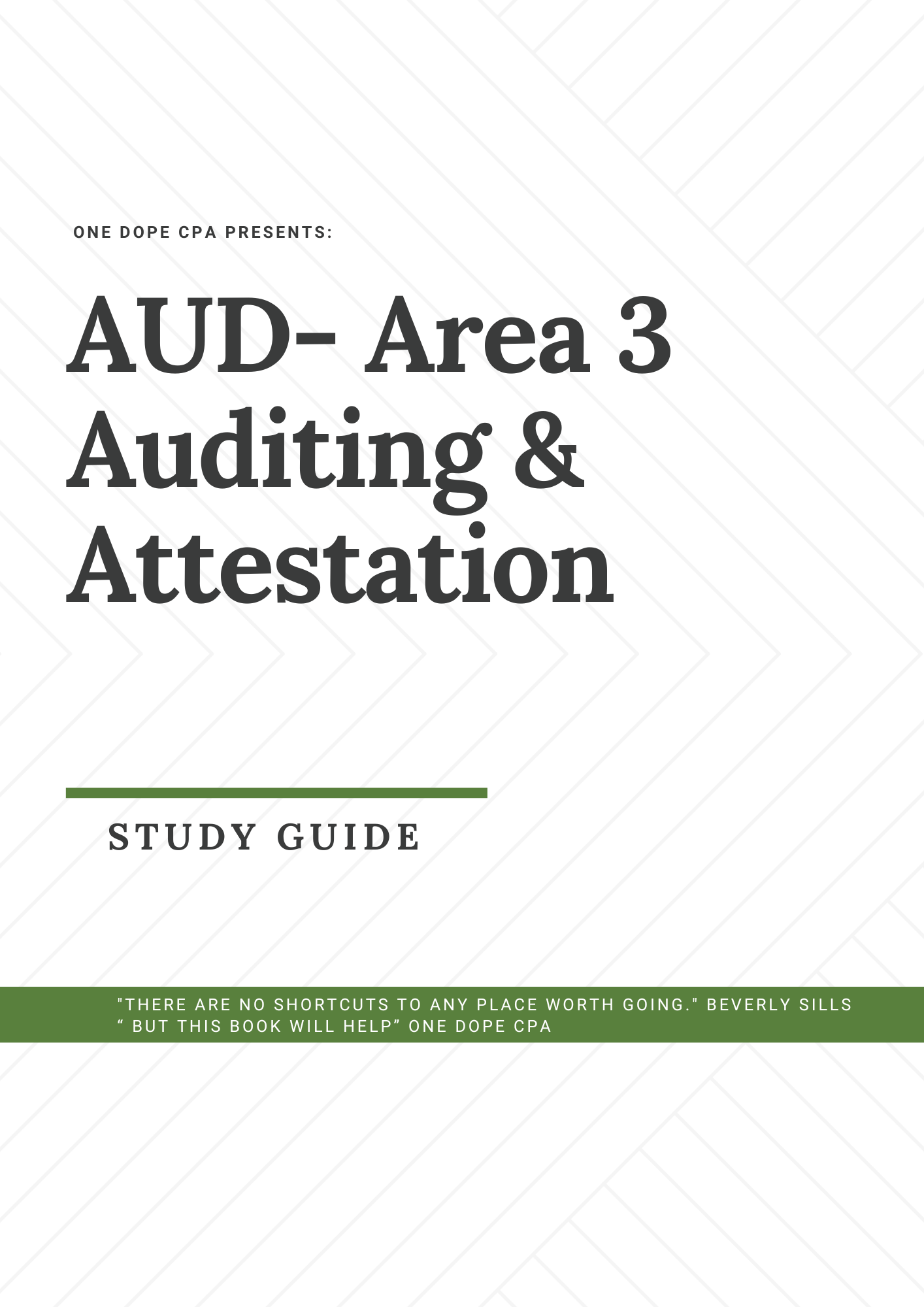 AUD- Area 3 Study Guide