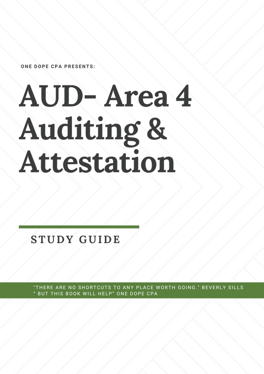 AUD- Area 4 Study Guide